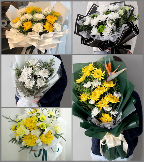 福建福州福清市三山镇白事花束代送